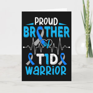 T1d Trots Broer Diabetes Bewustzijn Type 1 Insulin Kaart
