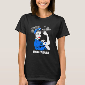 T1d Type 1 Diabetes Awareness Type 1 T-shirt