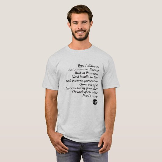 T1d Waarheid (Mannen) T-shirt (Voorkant volledig)