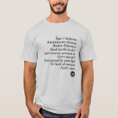T1d Waarheid (Mannen) T-shirt (Voorkant)