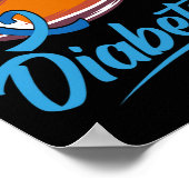 T1d Warrior Diabetes Awareness Tackle Diabetes Poster (Hoek)