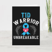T1d Warrior Unbreakable Diabetes Awareness Month B Kaart (Voorkant)