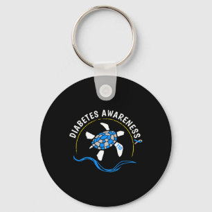 T1d Zee Schildpad Type 1 Diabetes Awareness Sleutelhanger