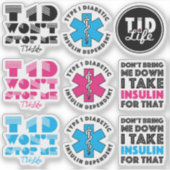 T1dLife pod-Stickers Sticker (Voorkant)