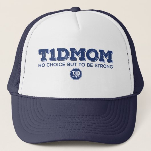 "T1dMam Sterk" (marine) Trucker Pet (Voorkant)