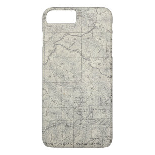 T2021S R3031E Tulare County Sectie Kaart Case-Mate iPhone Case
