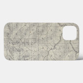 T2021S R3031E Tulare County Sectie Map Case-Mate iPhone Case (Achterkant (horizontaal))