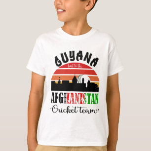 T20 Cricket Guyana organiseert Afghanistan Cricket T-shirt