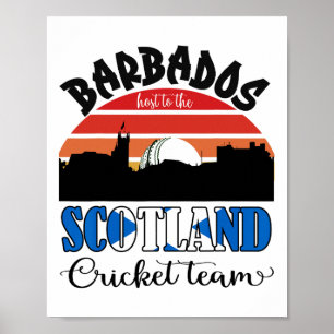 T20 Cricket Rdos organiseert voor het Schotland cr Poster