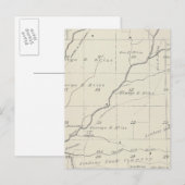T20S R25E Tulare County Section Map Briefkaart (Voorkant / Achterkant)