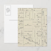 T20S R26E Tulare County Section Map Briefkaart (Voorkant / Achterkant)