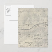 T20S R28E Tulare County Section Map Briefkaart (Voorkant / Achterkant)