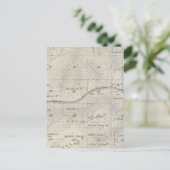 T20S R28E Tulare County Section Map Briefkaart (Staand voorkant)