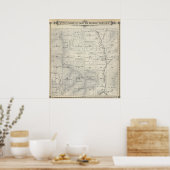 T20S R29E Tulare County Section Map Poster (Keuken)