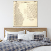 T2124S R3637E Tulare County Section Map Canvas Afdruk (Insitu (Slaapkamer))