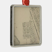 T2124S R3637E Tulare County Section Map Metalen Ornament (Rechts)