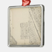 T2124S R3637E Tulare County Section Map Metalen Ornament (Links)