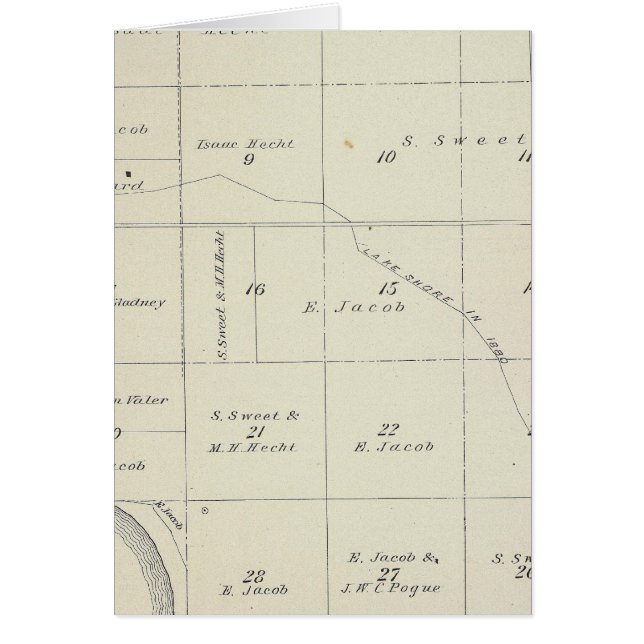 T21S R22E Tulare County Section Map (Voorkant)