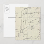 T21S R23E Tulare County Section Map Briefkaart (Voorkant / Achterkant)