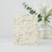T21S R23E Tulare County Section Map Briefkaart (Staand voorkant)