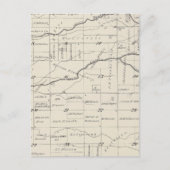 T21S R25E Tulare County Section Map Briefkaart (Voorkant)