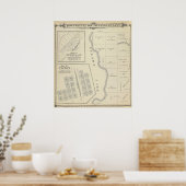 T22S R22E Tulare County Section Map Poster (Keuken)