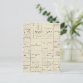 T22S R24E Tulare County Section Map Briefkaart (Staand voorkant)