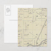 T22S R27E Tulare County Section Map Briefkaart (Voorkant / Achterkant)
