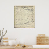 T22S R27E Tulare County Section Map Poster (Keuken)