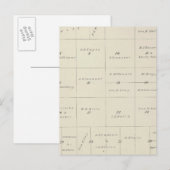 T23S R22E Tulare County Section Map Briefkaart (Voorkant / Achterkant)