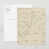 T23S R23E Tulare County Section Map Briefkaart (Voorkant / Achterkant)