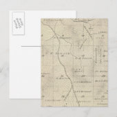 T23S R29E Tulare County Section Map Briefkaart (Voorkant / Achterkant)