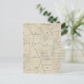 T23S R29E Tulare County Section Map Briefkaart (Staand voorkant)
