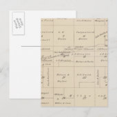 T24S R21E Tulare County Section Map Briefkaart (Voorkant / Achterkant)