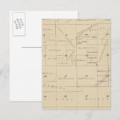T24S R22E Tulare County Section Map Briefkaart (Voorkant / Achterkant)