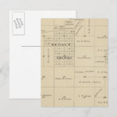 T24S R23E Tulare County Section Map Briefkaart (Voorkant / Achterkant)