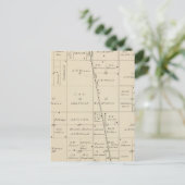 T24S R25E Tulare County Section Map Briefkaart (Staand voorkant)