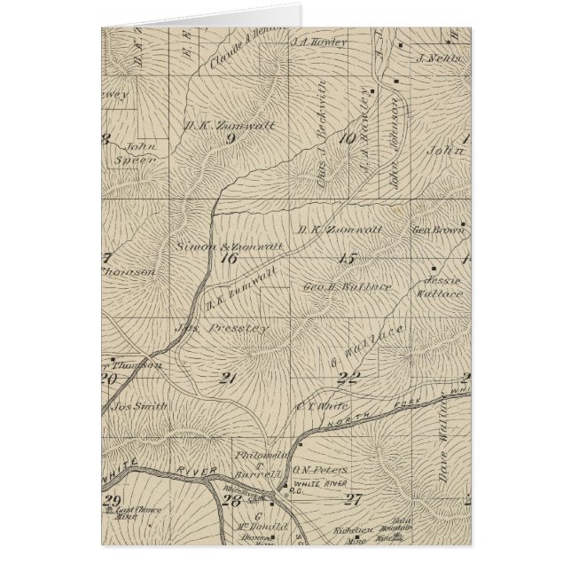 T24S R29E Tulare County Section Map (Voorkant)