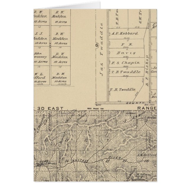 T24S R3031E Tulare County Section Map (Voorkant)