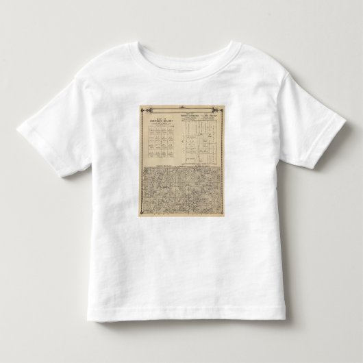 T24S R3031E Tulare County Section Map Kinder Shirts (Voorkant)