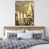 T28516 Alexander de Grote Bezoek de Tomb van AC Canvas Afdruk (Insitu (Slaapkamer))