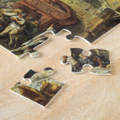 T28516 Alexander de Grote Bezoek de Tomb van AC Legpuzzel (Zijkant)