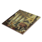 T28516 Alexander de Grote Bezoek de Tomb van AC Tegeltje (Zijkant)