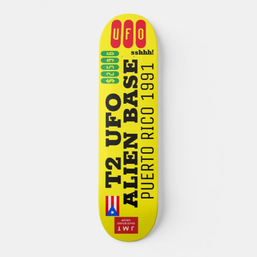 T2 UFO BASIS PR Skateboard (Voorkant)