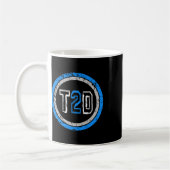 T2d blauw embleem Type 2 diabetes Koffiemok (Links)