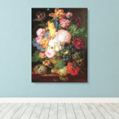 T30763 A Levensduur bloemen en fruit (paneel) Canvas Afdruk (Insitu (Houten vloer))