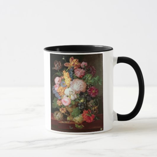 T30763 A Levensduur bloemen en fruit (paneel) Mok (Rechts)