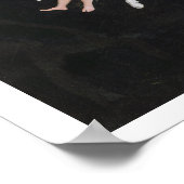 T31466 Een Vrouw-centrum en bedrijf dat muziek maa Poster (Hoek)