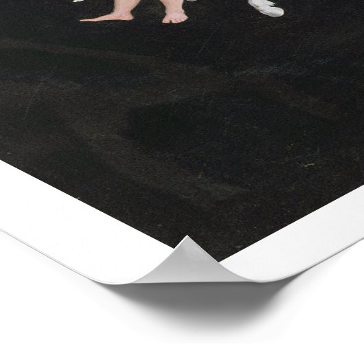 T31466 Een Vrouw-centrum en bedrijf dat muziek maa Poster (Hoek)