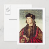 T31778 Portret van Henry VII (1457-1509) Briefkaart (Voorkant / Achterkant)